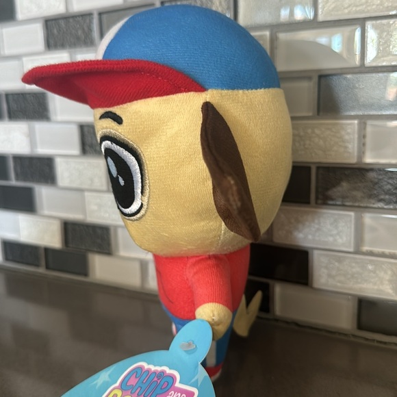 Chip and Potato SPUD PUG Plush / WildBrain / 8”/ Rare / Kawaii / BRAND NEW - Picture 5 of 14